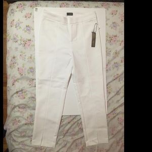 White Fashion Pants Crosby